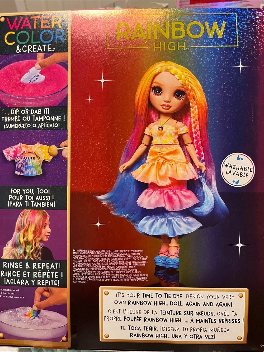 Rainbow High Doll Watercolor & Create by Bella Parker & MGA Entertainment